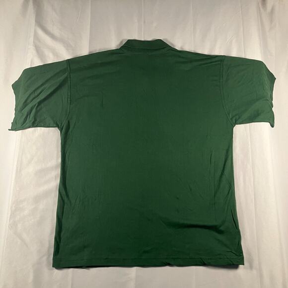 Darwish Green Polo Shirt XL Egyptian Cotton Embroidered Hieroglyphs - Picture 2 of 12